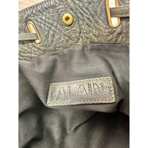 JEROME DREYFUSS ALAIN Bucket Black Large Leather Convertible Created in France - Picture 4 of 17